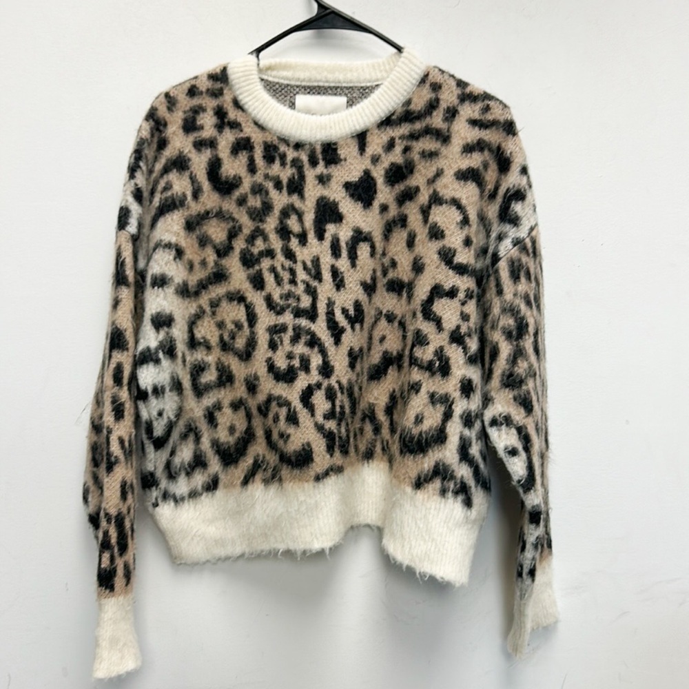 Laneus animal print sweater